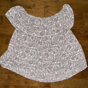 Off the shoulder blouse